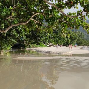 Supplier photograph: private airport taxi on Mahé — beach scene